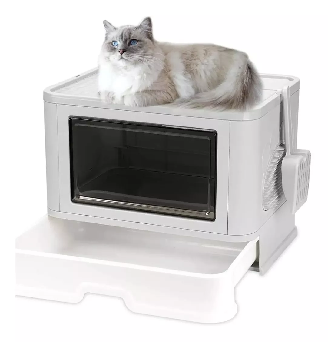 Arenera Para Gato Tapa Pegada Plegable